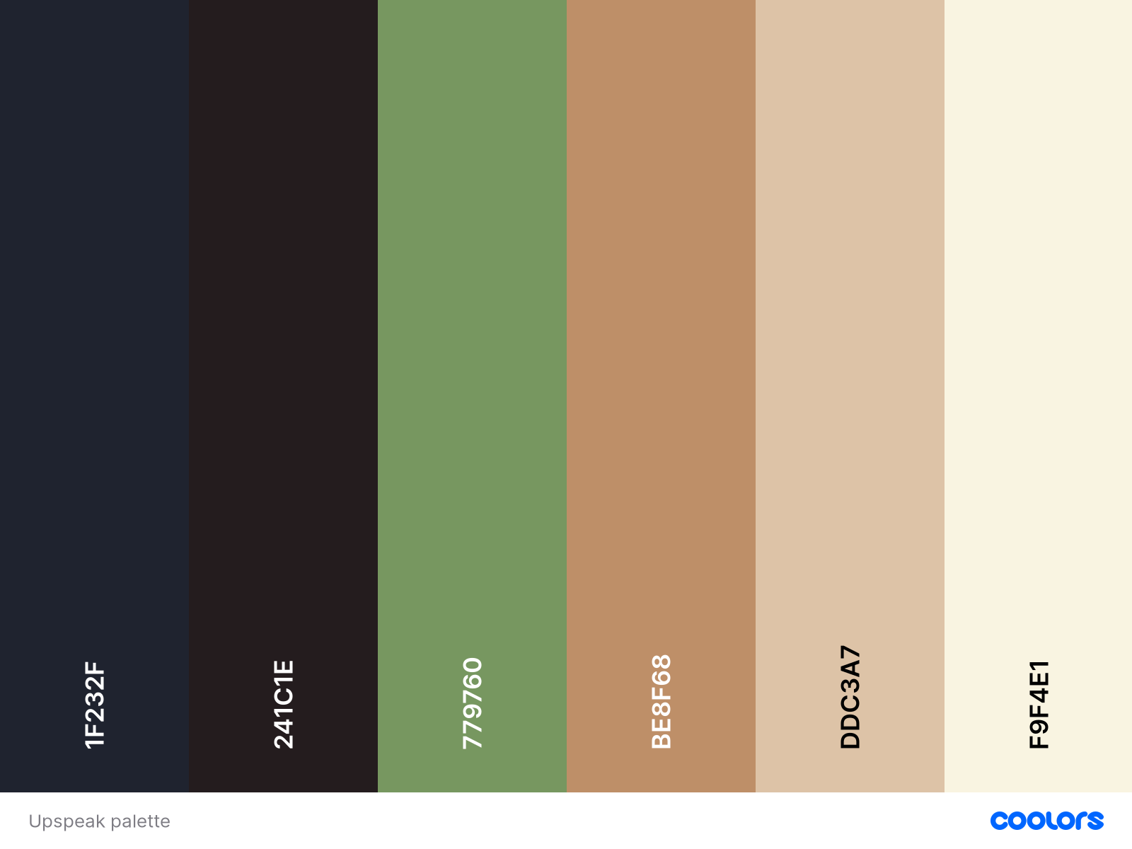 Upspeak brand colours